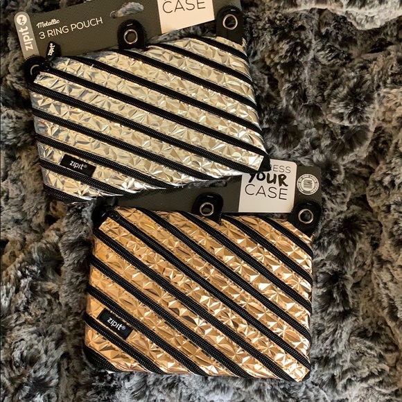 Glitzy Zipper Pouch Set - Picture 1 of 10